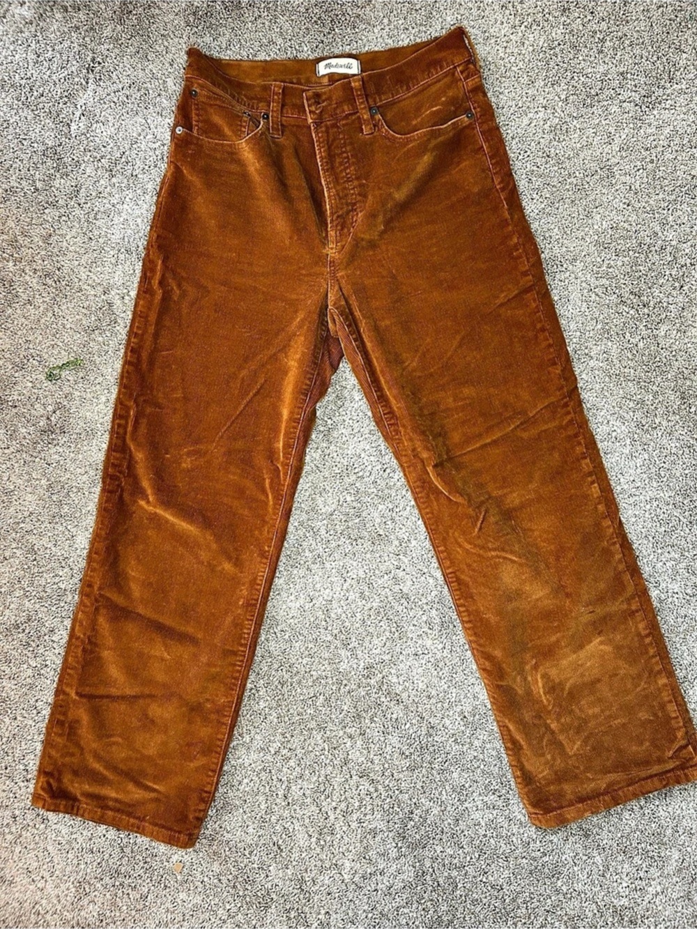 Madewell The Perfect Vintage Wide-Leg Jean Wide-Leg Corduroy Jeans Waist 29